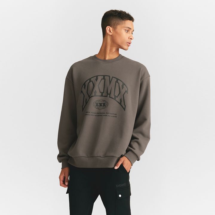  XT2214G_outline logo sweatshirt 