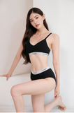  LB6002F_Ribbed Banding Panty_Black 