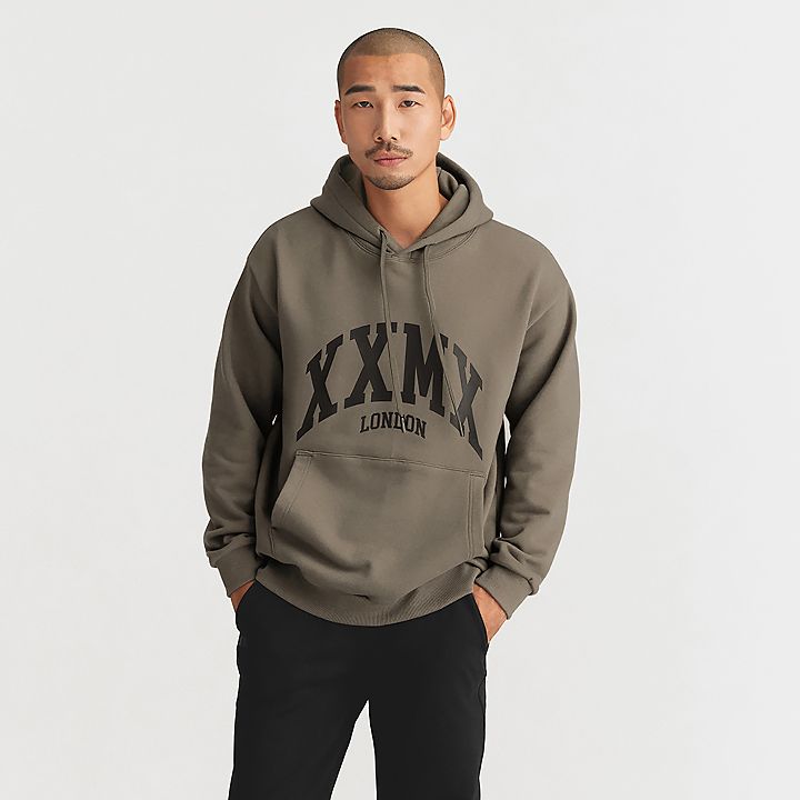  XT2215G _ City logo brushed hoodie 