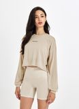  XTFMT01H3 Loose fit crop long sleeve_pale beige 