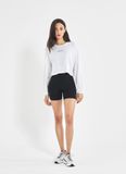  XTFMT01H3 Loose fit crop long sleeve_ivory 