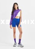  XTFMT01H3 Loose fit crop long sleeve _breeze purple 