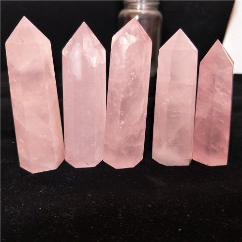 Trụ Rose Quartz Madagascar (gr) Trụ đá Thạch anh Hồng