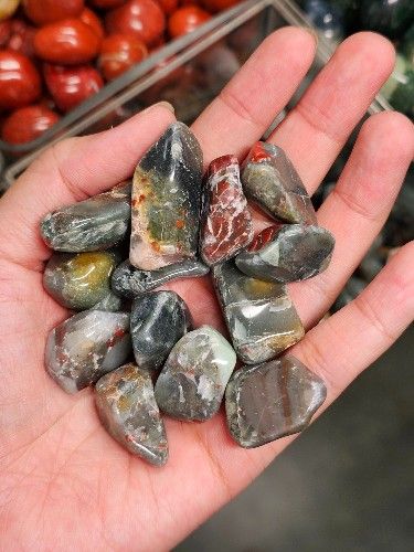 Tumbled Bloodstone (gr) Đá Máu
