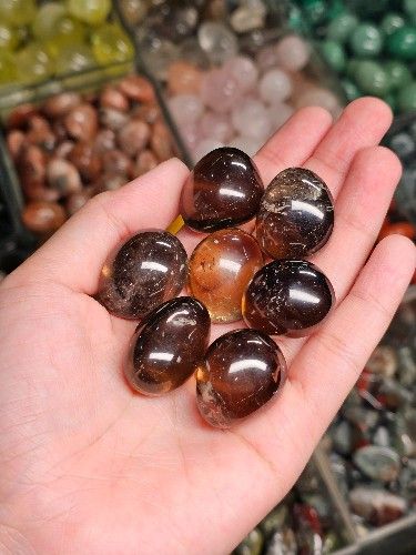 Tumbled Smoky Quartz (gr) Viên đá Thạch Anh Khói