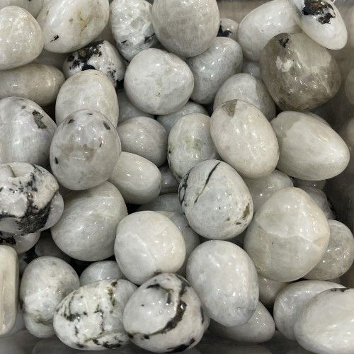 Tumbled Rainbow Moonstone (gr) Viên Đá Mặt Trăng