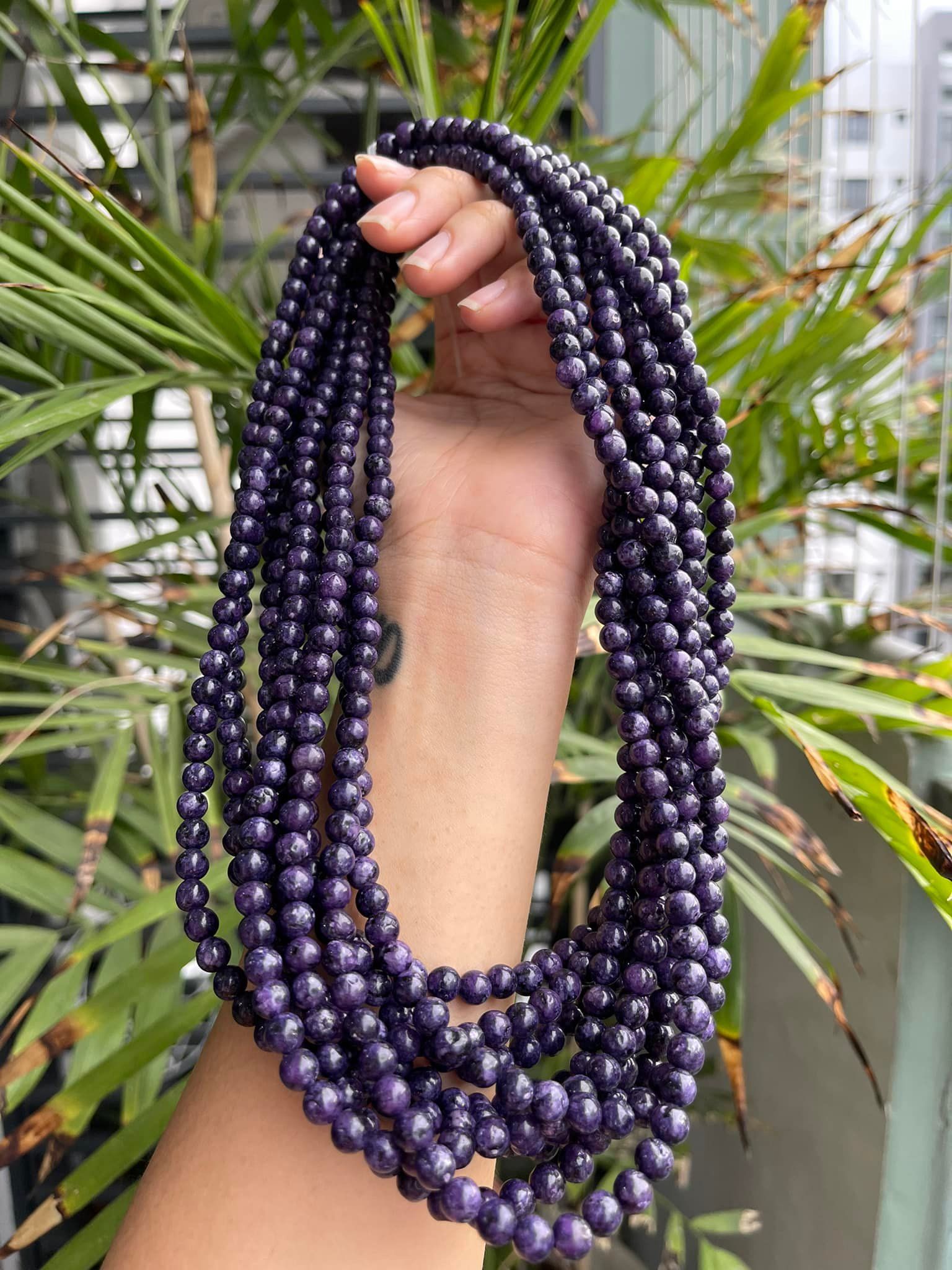 Chuỗi / Vòng Tay Charoite (Đá Mắt Rồng)