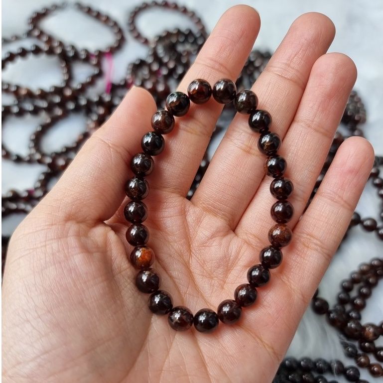 Vòng tay đá Garnet (Ngọc Hồng Lựu) tự nhiên