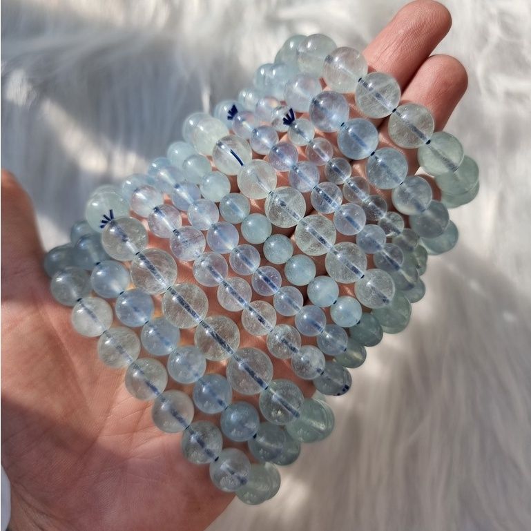 Vòng tay đá Aquamarine (Ngọc Xanh Biển)