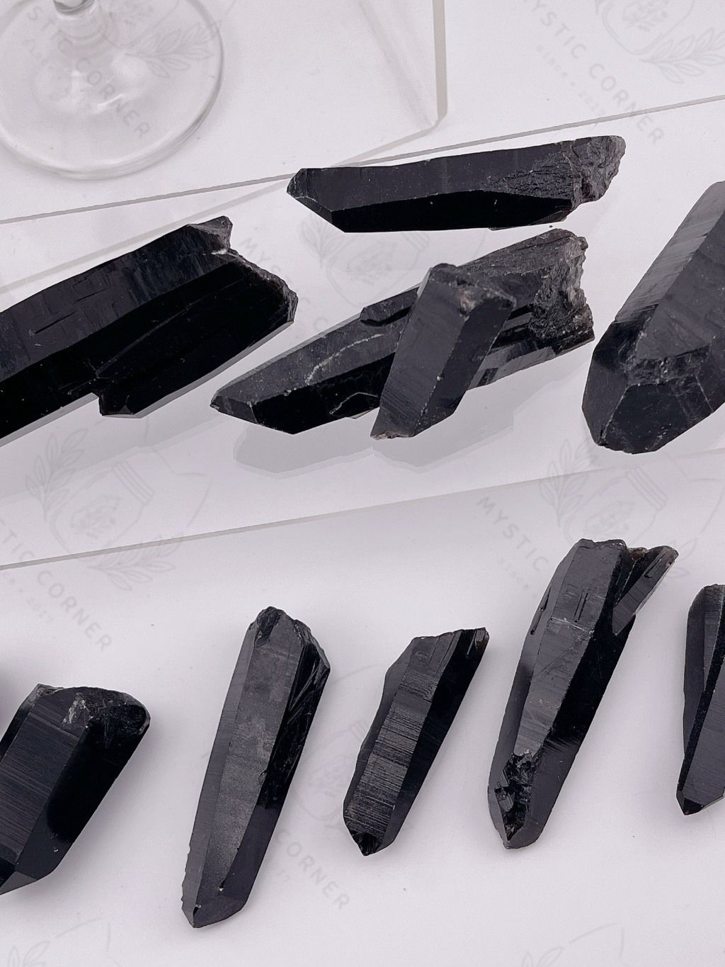 Thạch anh đen Morion Quartz tự nhiên, đá phong thuỷ bảo vệ, đá thanh tẩy Tarot, thiền định, reiki