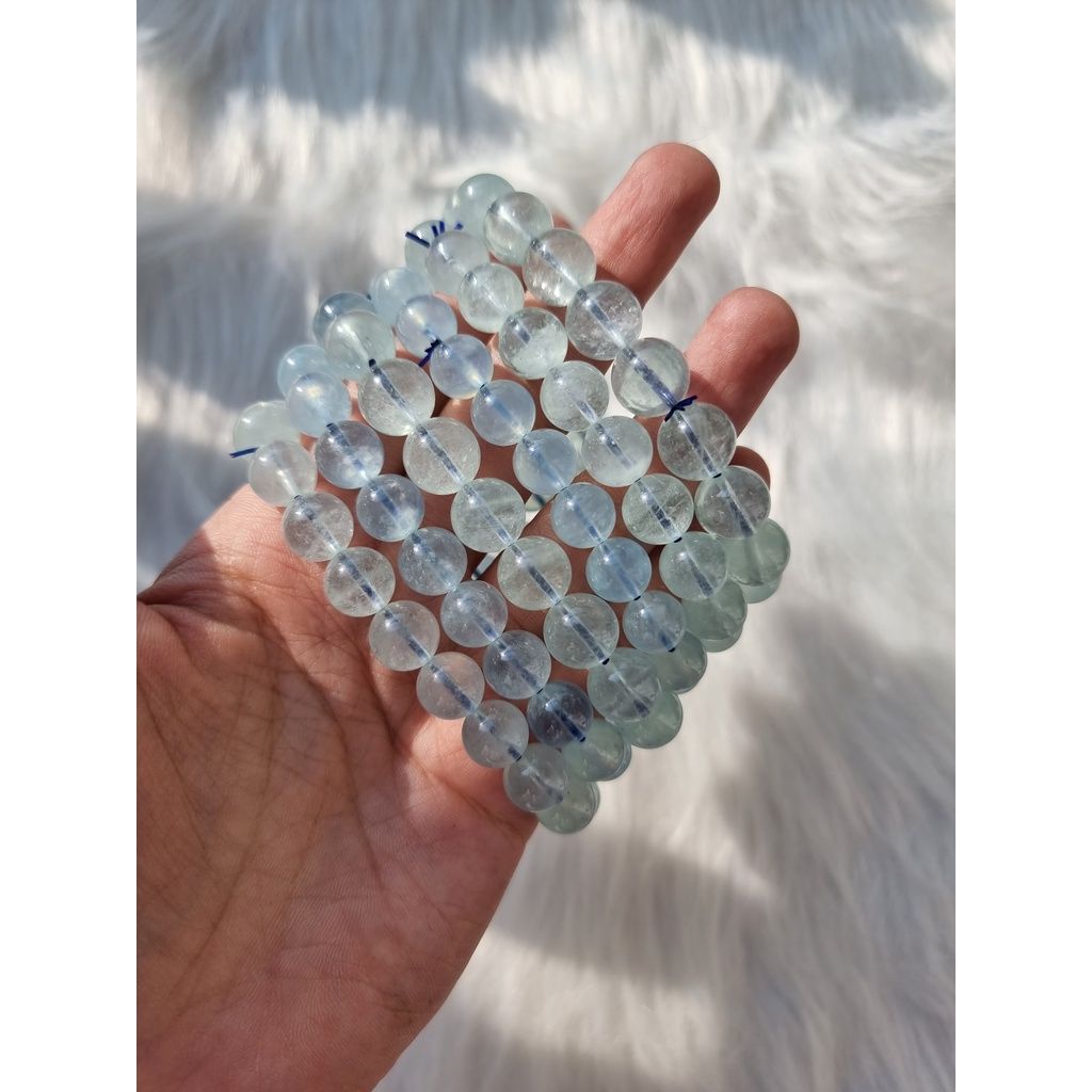 Vòng tay đá Aquamarine (Ngọc Xanh Biển)
