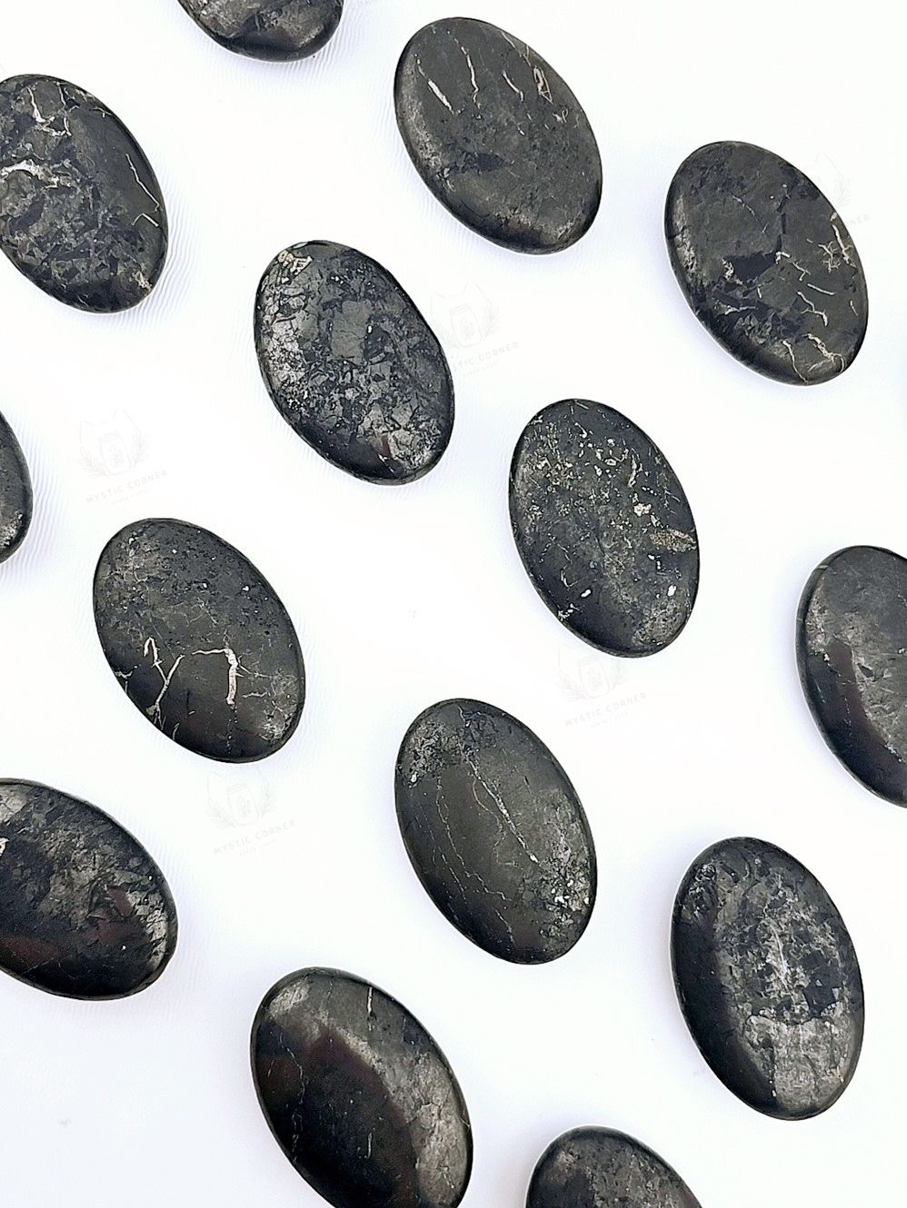 Shungite Palm đá ngăn chặn bức xạ điện từ sóng 5G, đá năng lượng bảo vệ, đá thanh tẩy, đá phong thuỷ