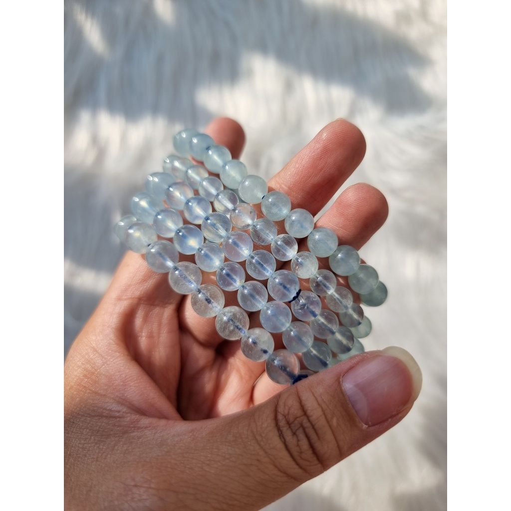 Vòng tay đá Aquamarine (Ngọc Xanh Biển)