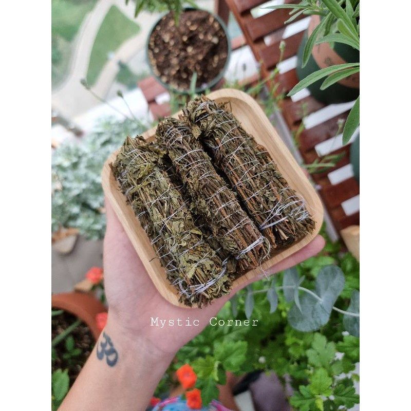 Bó xông thảo mộc, que xông thảo mộc xông nhà, thanh tẩy, làm sạch không gian sống