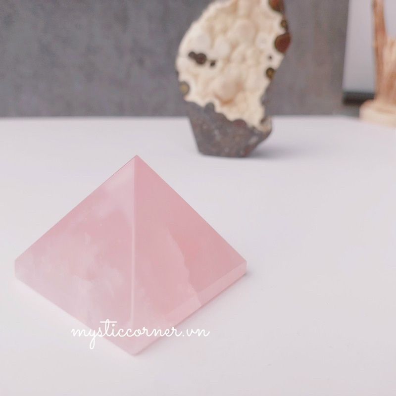 Kim tự tháp Thạch anh Hồng, đá thanh tẩy Tarot, đá phong thuỷ, Reiki