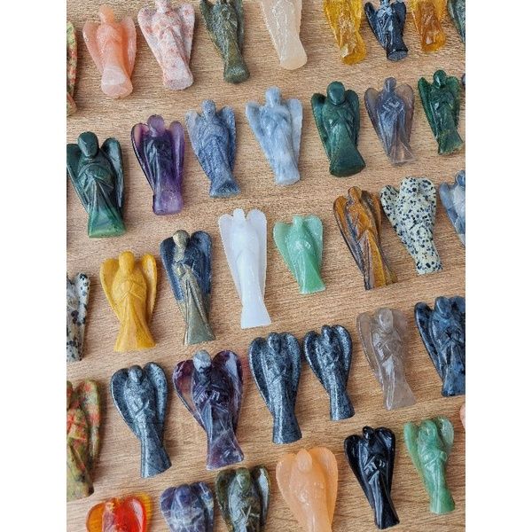 Tượng đá Thiên Thần (Angel Carvings), đá thạch anh dùng trong Tarot, Reiki