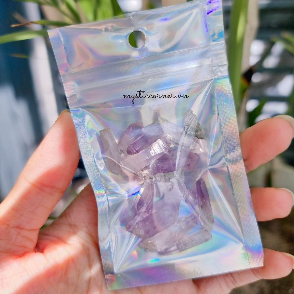 Tinh thể đá Tím Vera Cruz Amethyst in Mexico, đá thanh tẩy, phong thủy, Reiki