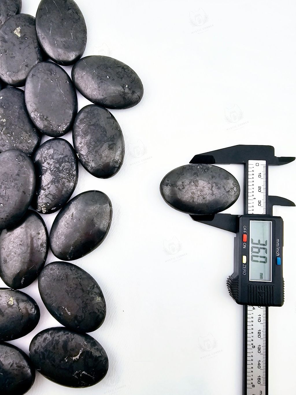 Shungite Palm đá ngăn chặn bức xạ điện từ sóng 5G, đá năng lượng bảo vệ, đá thanh tẩy, đá phong thuỷ