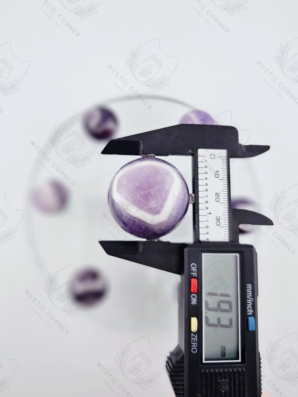 Cầu đá thạch anh Tím mini (Dream Amethyst ) làm Grid, đá thanh tẩy Tarot, Reiki, thiền định, đá phong thủy