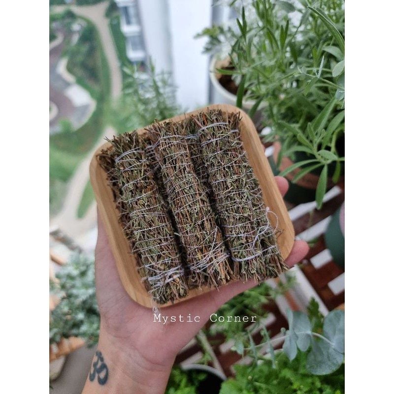 Bó xông thảo mộc, que xông thảo mộc xông nhà, thanh tẩy, làm sạch không gian sống