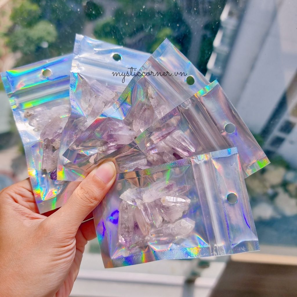 Tinh thể đá Tím Vera Cruz Amethyst in Mexico, đá thanh tẩy, phong thủy, Reiki