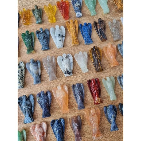 Tượng đá Thiên Thần (Angel Carvings), đá thạch anh dùng trong Tarot, Reiki
