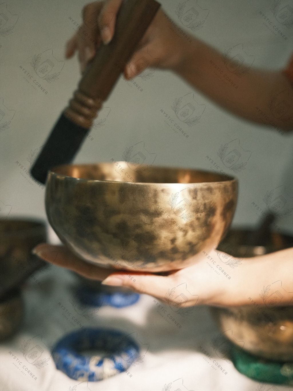 Chuông xoay thủ công chính gốc Nepal, Singing Bowl, chuông xoay Tây Tạng, Chuông xoay Thư Giãn