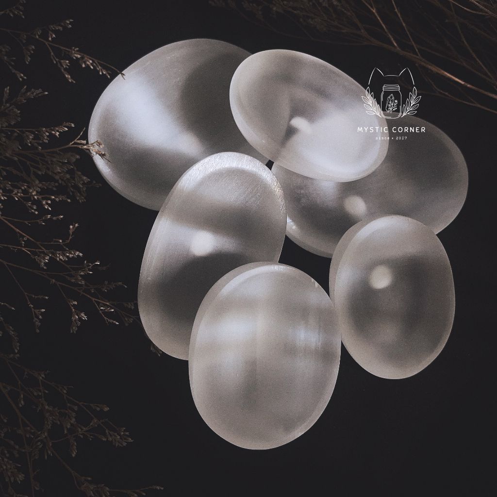 Chén sạc tinh thể Selenite (Selenite bowl), Chén thanh tẩy đá thạch anh, đá phong thủy, Reiki