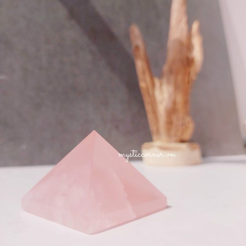 Kim tự tháp Thạch anh Hồng, đá thanh tẩy Tarot, đá phong thuỷ, Reiki