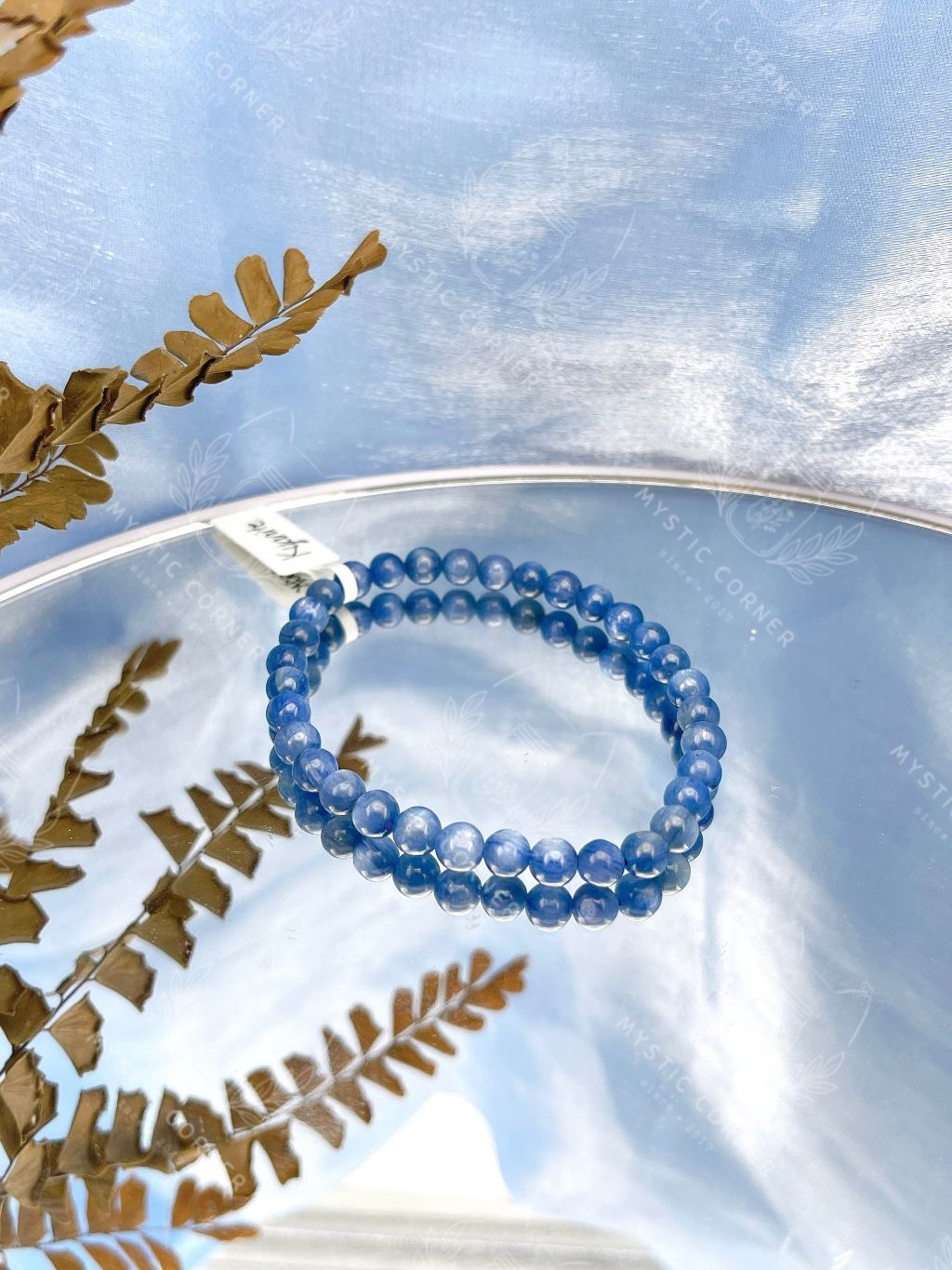 Vòng tay đá phong thuỷ KYANITE tự nhiên size 5.5li