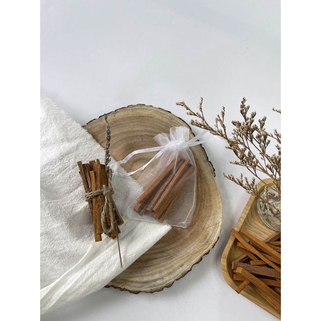 Gỗ đàn hương (Saldawood) thanh tẩy không gian, xông nhà, dùng trong phong thủy, bài Tarot, Reiki, healing, thiền định