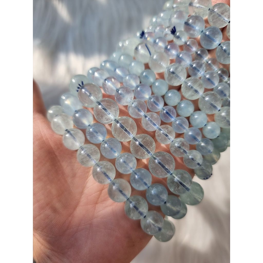 Vòng tay đá Aquamarine (Ngọc Xanh Biển)