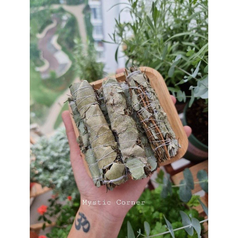 Bó xông thảo mộc, que xông thảo mộc xông nhà, thanh tẩy, làm sạch không gian sống