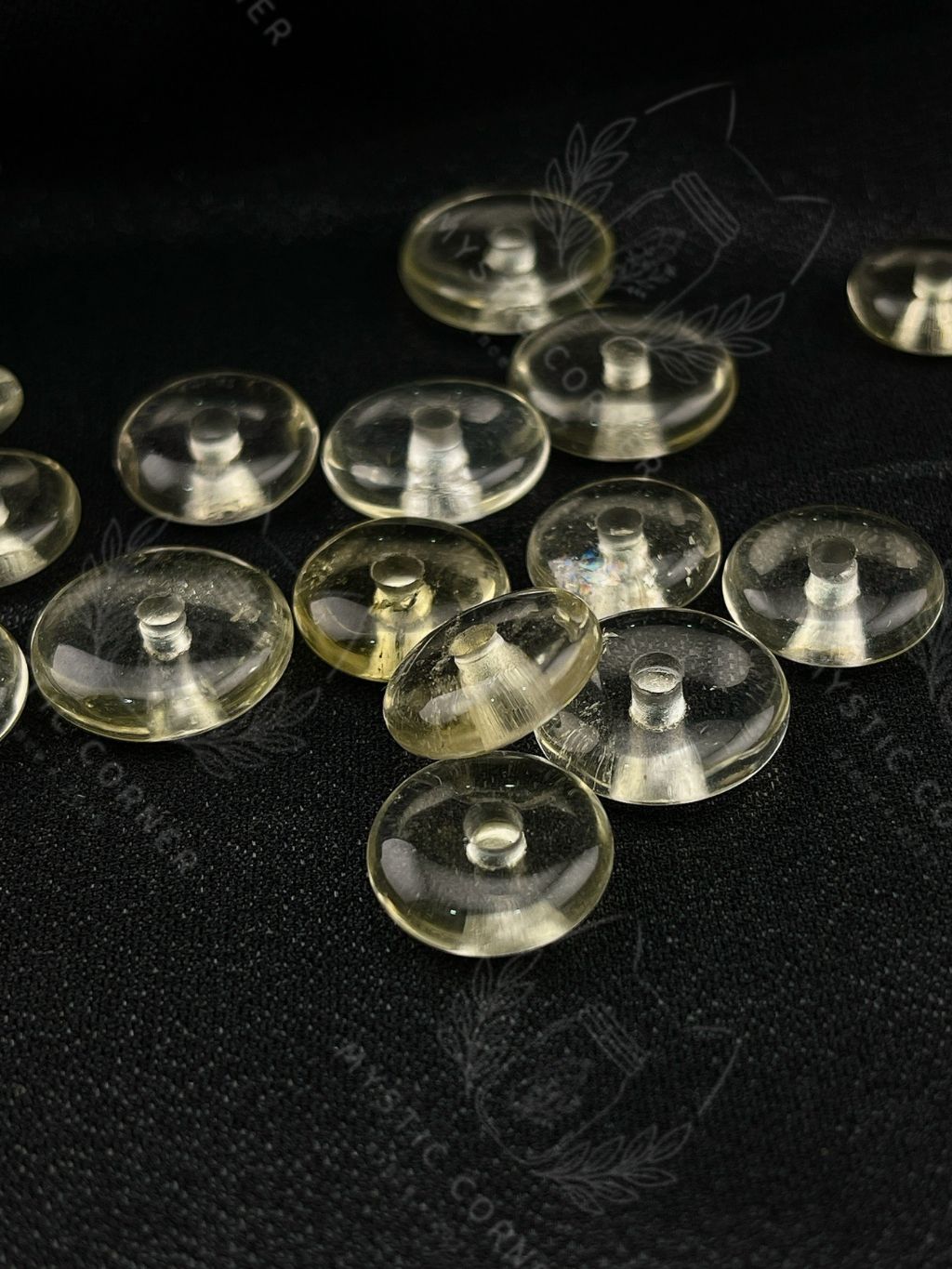 Đồng điếu đá thạch anh Vàng (Citrine Crystal Quartz) tự nhiên, đá phong thủy hỗ trợ may mắn, tài lộc, công việc