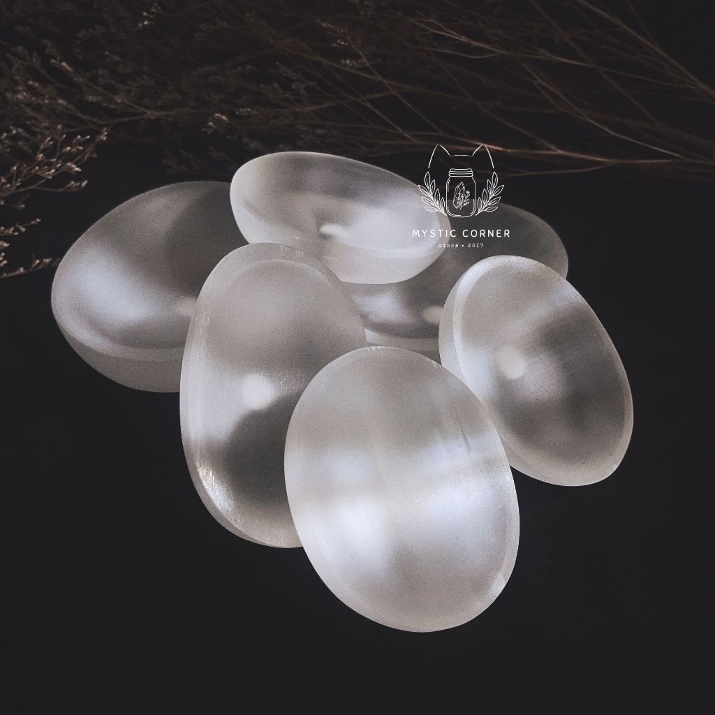 Chén sạc tinh thể Selenite (Selenite bowl), Chén thanh tẩy đá thạch anh, đá phong thủy, Reiki