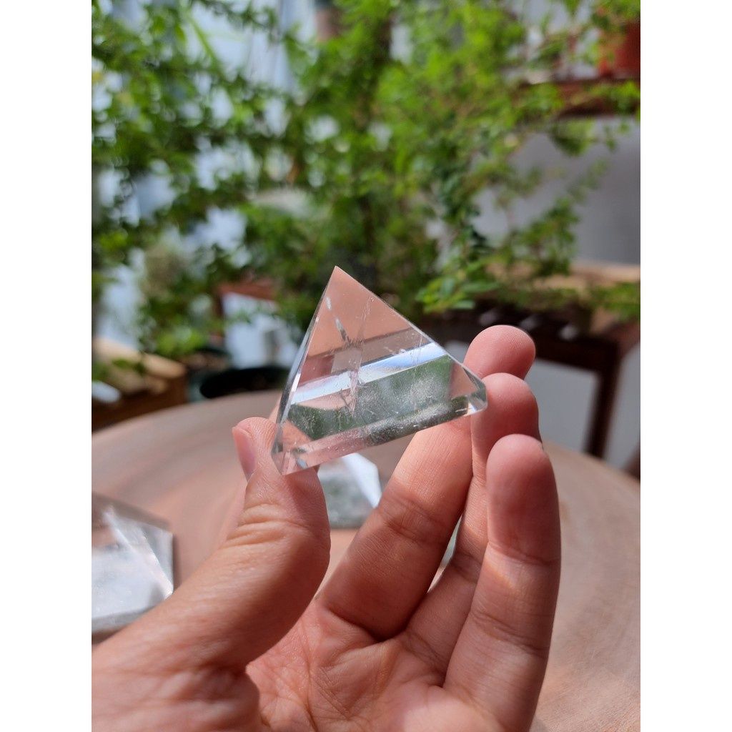 Kim tự tháp Thạch Anh Trắng (Clear Quartz)