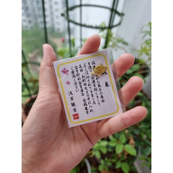 Rùa vàng may mắn bỏ ví chiêu tài lộc, bảo vệ dùng trong phong thủy