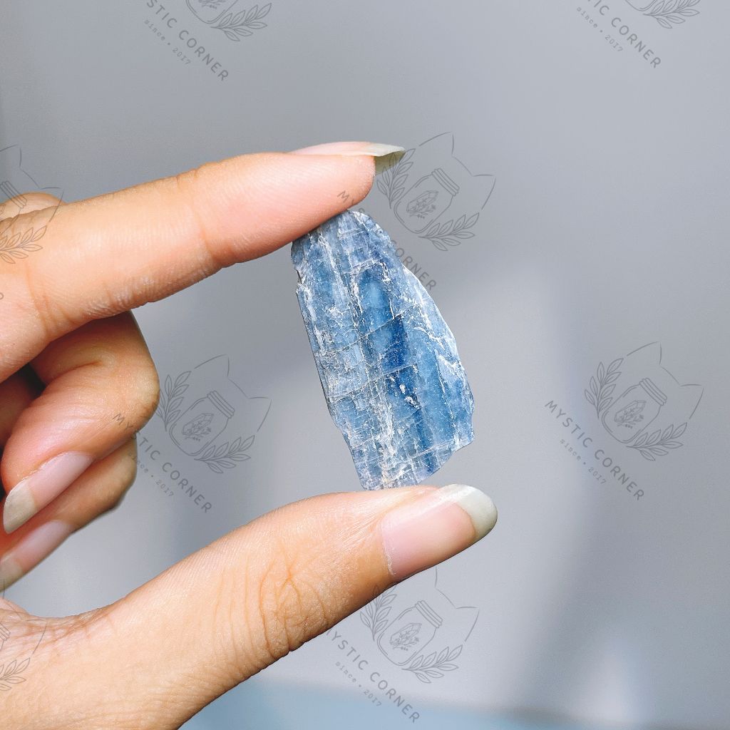 Thanh tinh thể Kyanite thô, đá thanh tẩy bài Tarot, đá phong thủy, thạch anh