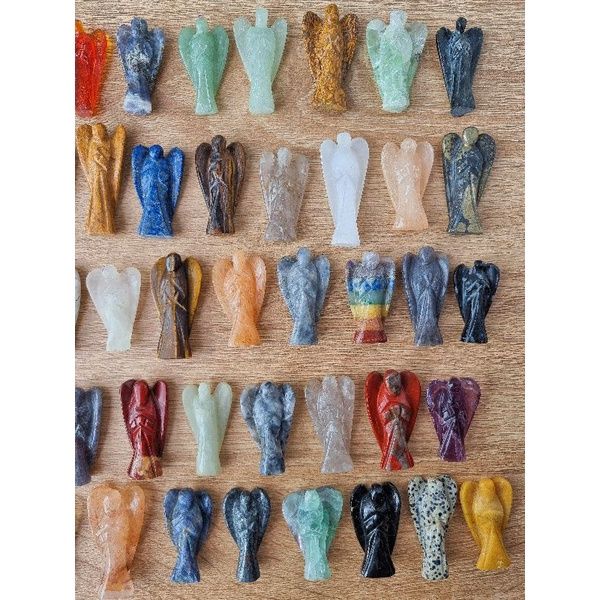 Tượng đá Thiên Thần (Angel Carvings), đá thạch anh dùng trong Tarot, Reiki