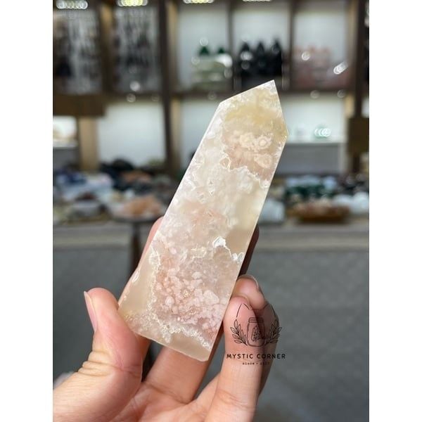 Trụ Blossom Agate (mã não hoa anh đào) loại đẹp