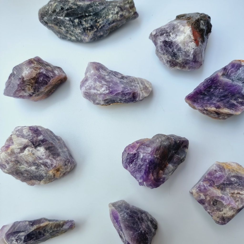 Đá thô thạch anh tím (Amethyst)