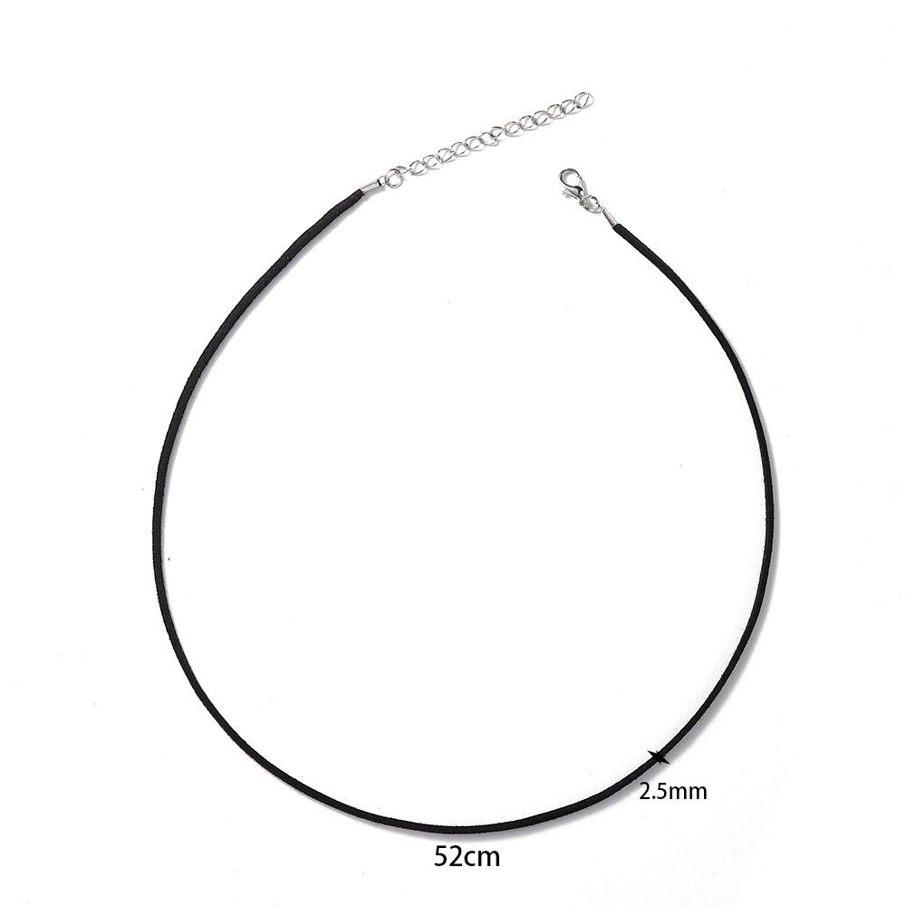 Dây chuyền đeo cổ giả da lộn phong cách bohemian, dây đeo trang sức