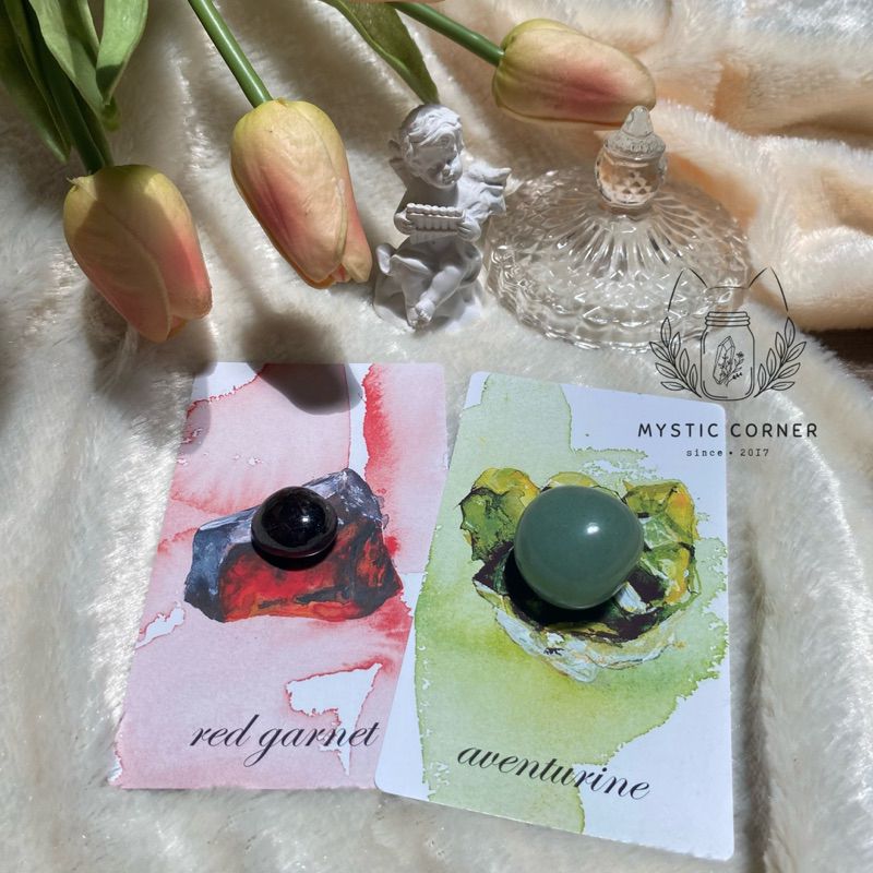 Set đá may mắn cho Nhân Mã, đá thạch anh, đá thanh tẩy bài Tarot, đá phong thuỷ