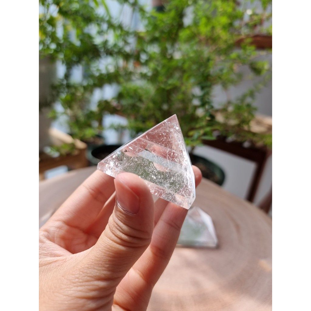 Kim tự tháp Thạch Anh Trắng (Clear Quartz)
