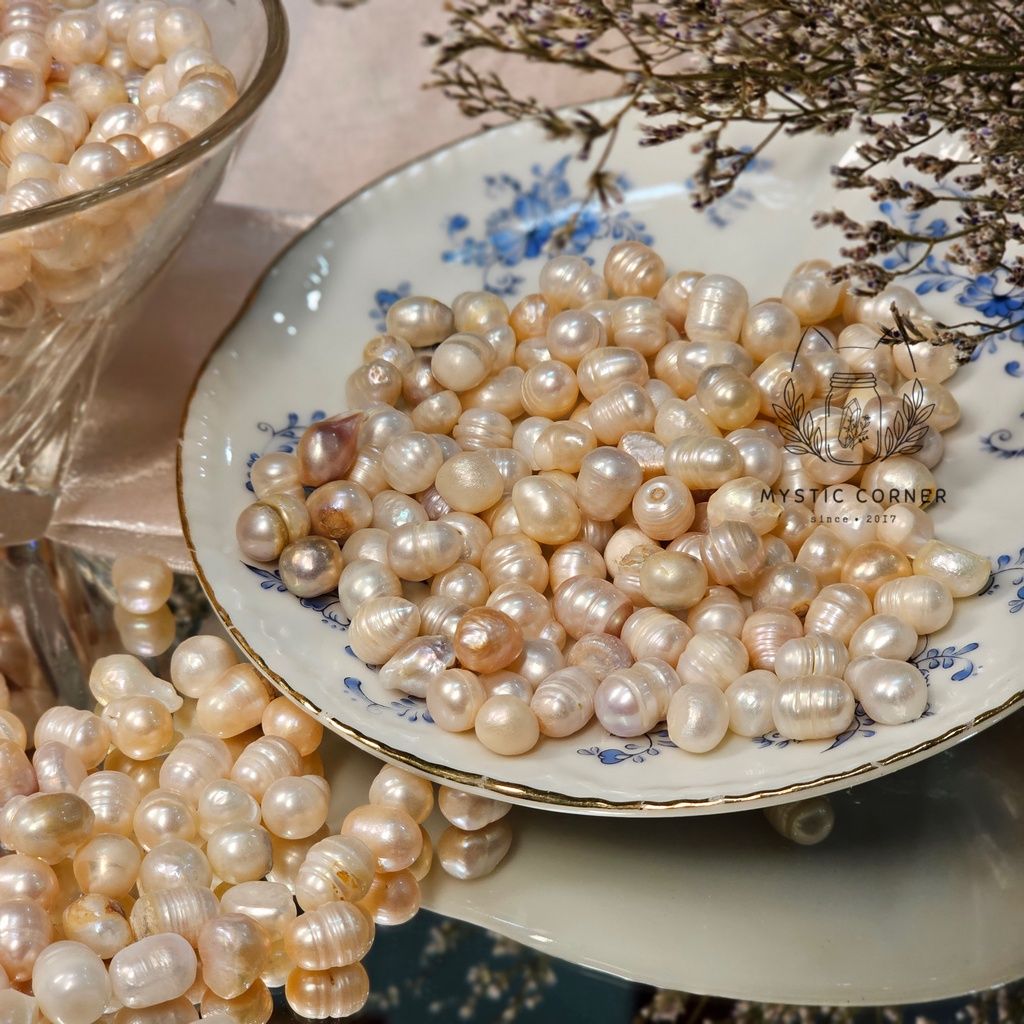 Ngoc Trai Thô nuôi nước ngọt 100% tự nhiên, sưu tầm, đá thạch anh, phong thuỷ, thanh tẩy
