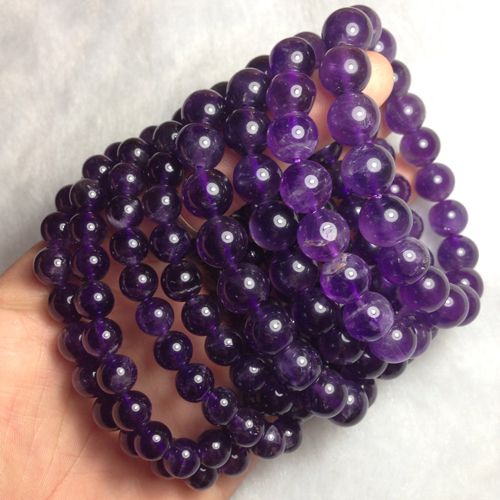 Vòng tay Amethyst - Vòng Tay đá Thạch Anh Tím