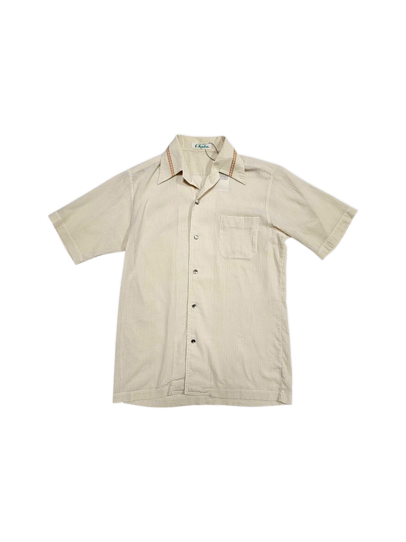 |SIZE M| L'IVOIRE CUBAN SHIRT AOM-6949