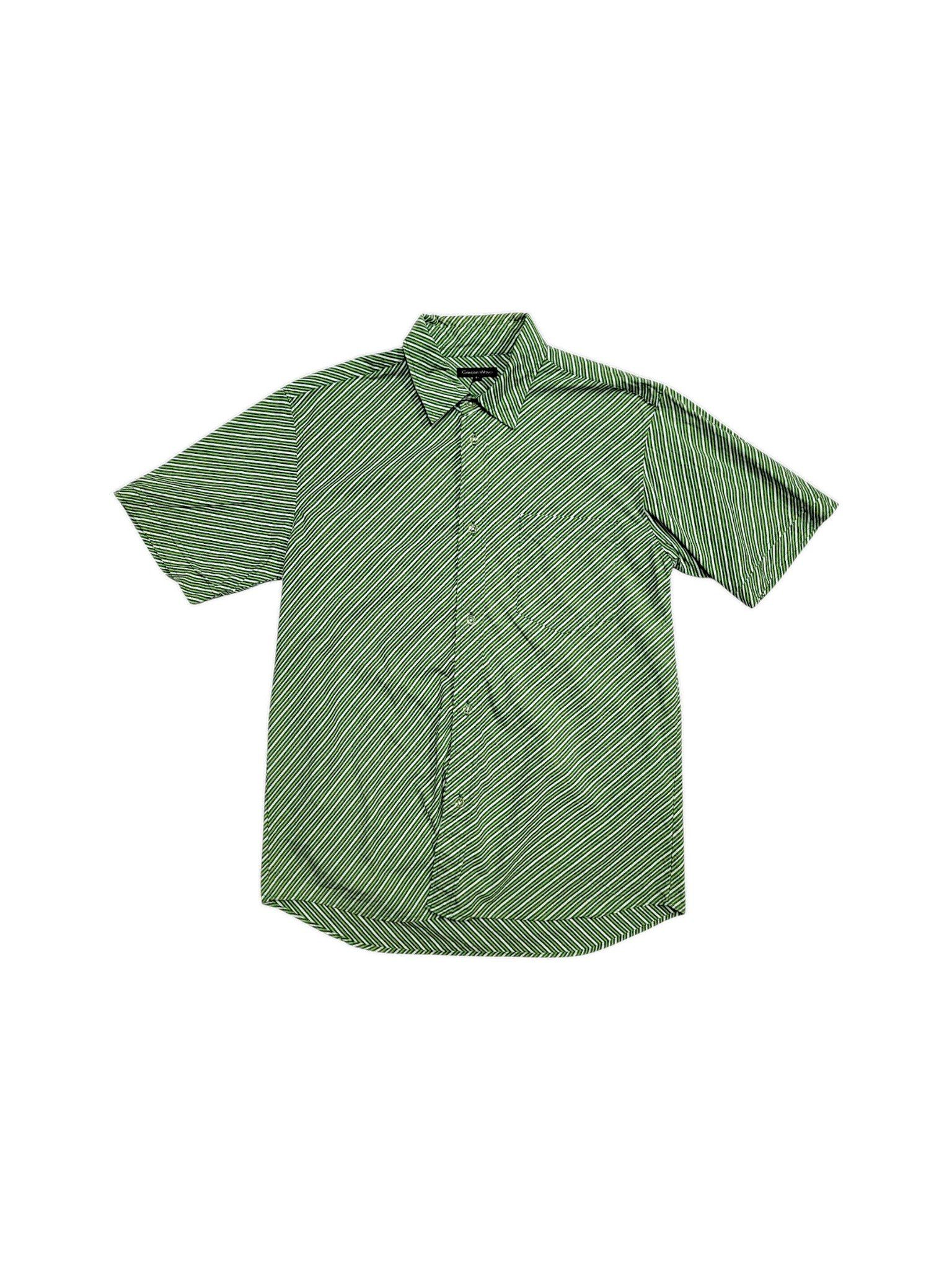 |SIZE M| GARCON WAVE BUTTON UP SHIRT AOM-6953