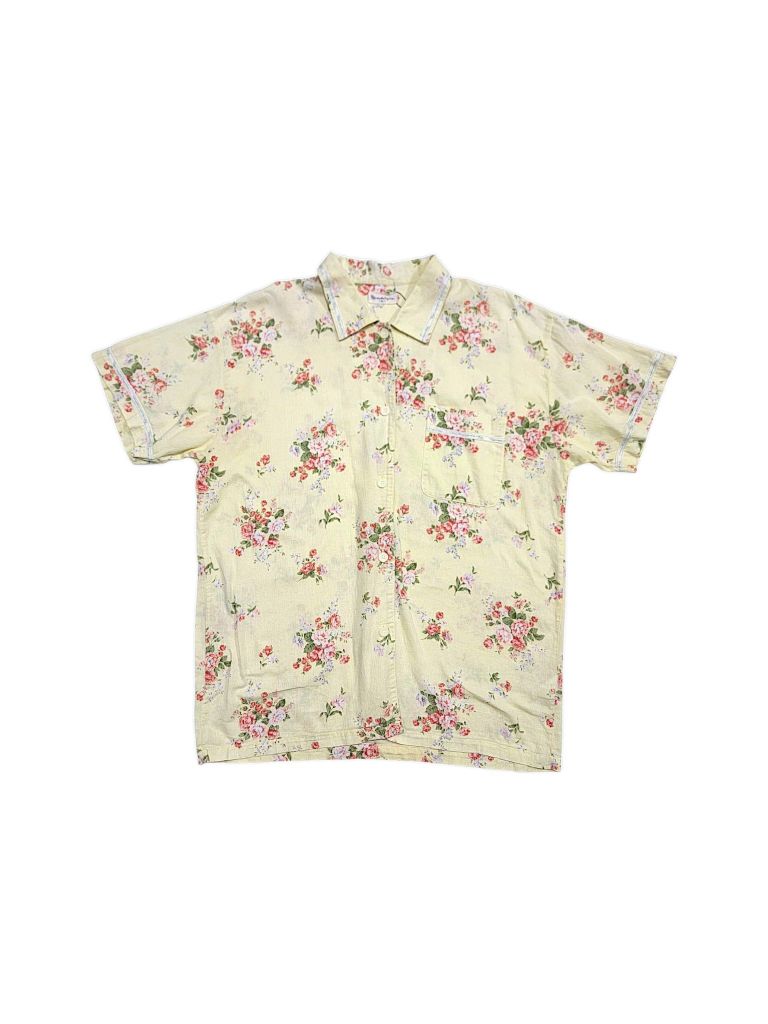 |SIZE XL| RÊVES DE NOIRE FLORAL BUTTON UP SHIRT AOXL-6954