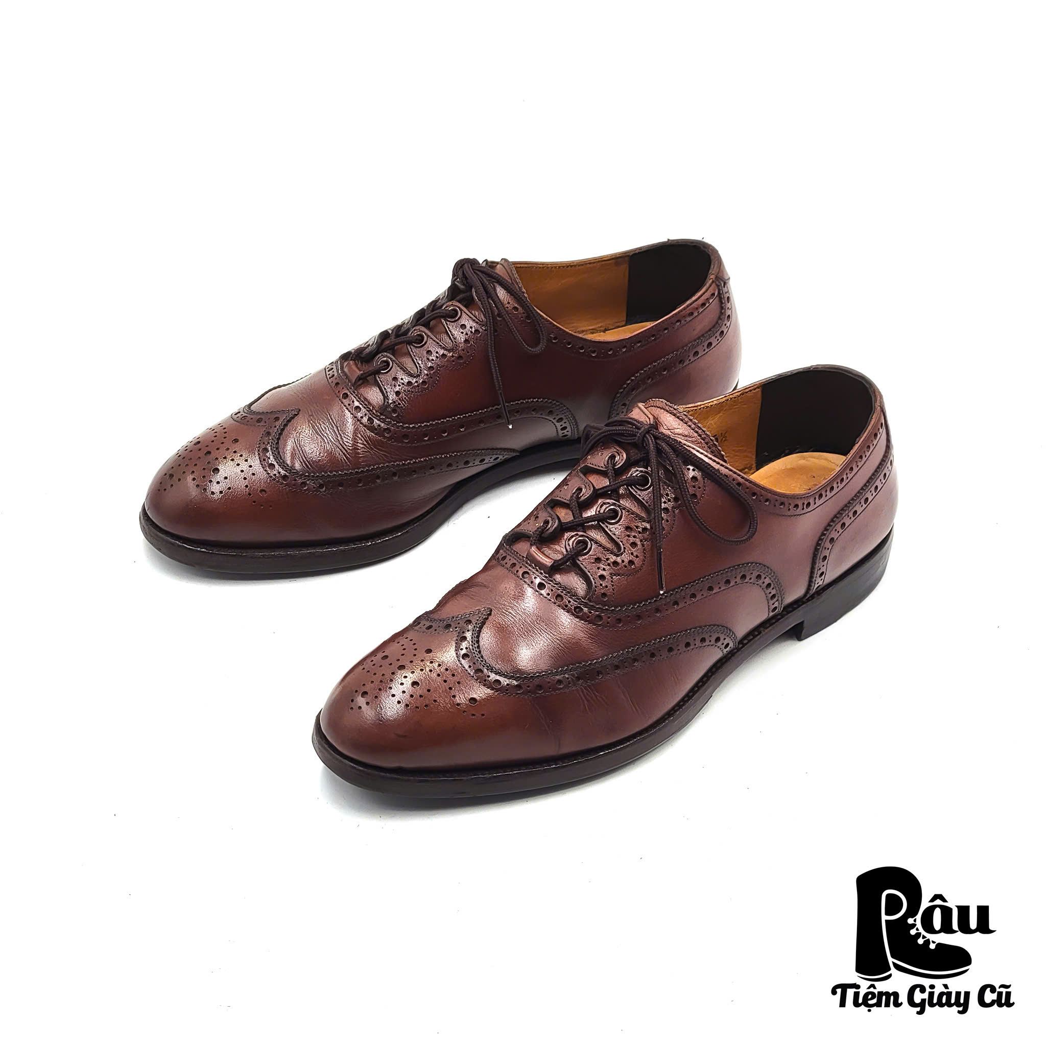 |SIZE 39| SCOTCH GRAIN 2975 WINGTIP BROGUES OXFORD SHOES AR39-6825